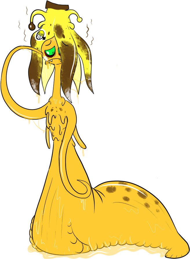 Rotten Banana Clipart - Cartoon - Png Download (686x930), Png Download