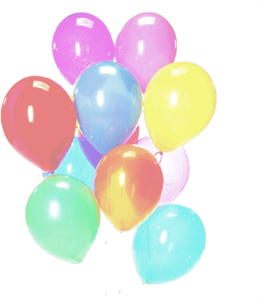 #balloon #balloons #globos #globo #rainbow #arcoiris Clipart (1024x1029), Png Download