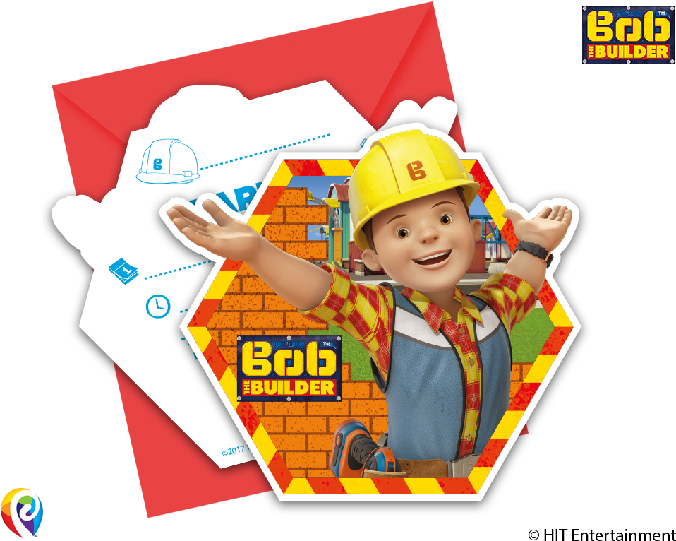 Bob The Builder - Invitations Clipart (1000x800), Png Download