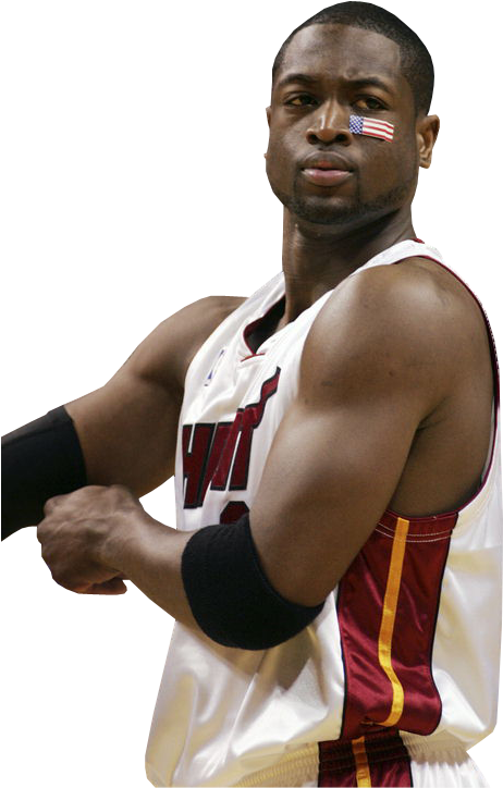 Nba Dwyane Wade Photo - Dwyane Wade Clipart (537x768), Png Download
