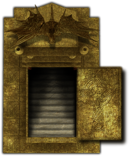 42 455k Ruintomb2 - Picture Frame Clipart (591x903), Png Download