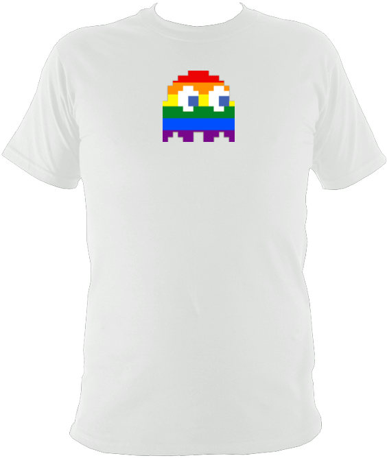 Pac Man Ghost T-shirt - T Shirt Aviation Clipart (595x680), Png Download