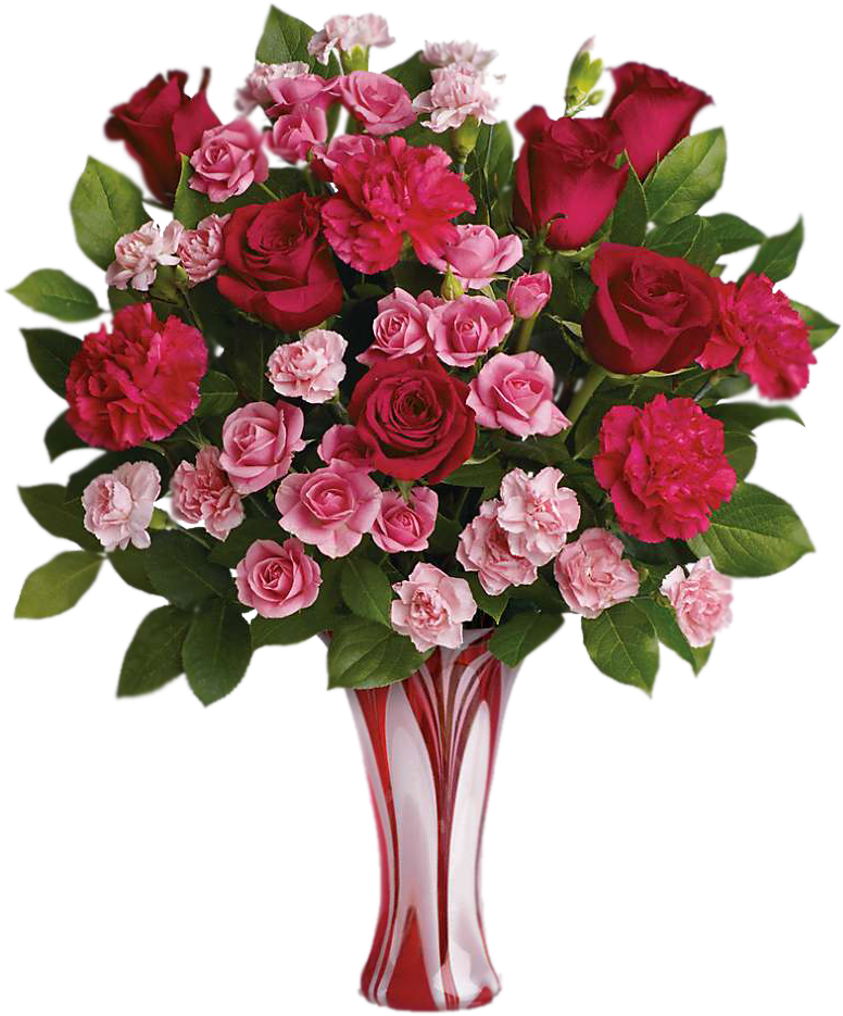 Bouquet In Vase Clipart Png File - Flowers Birthday Transparent Png (800x990), Png Download