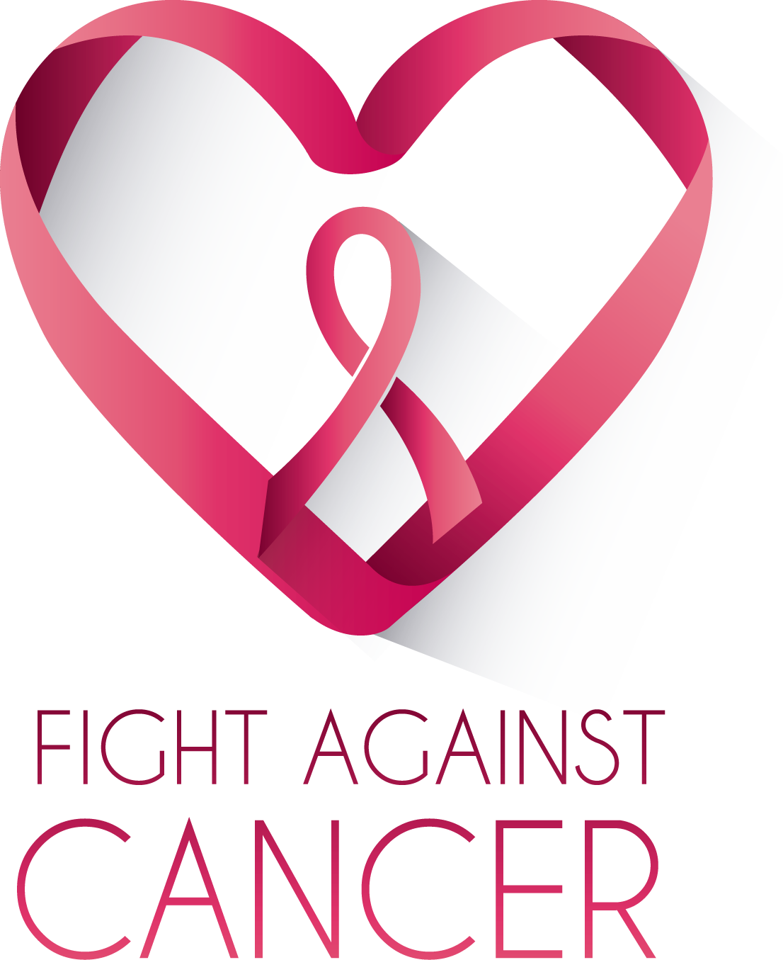 Fight Against Cancer Symbol - Breast Cancer Clipart (1106x1355), Png Download