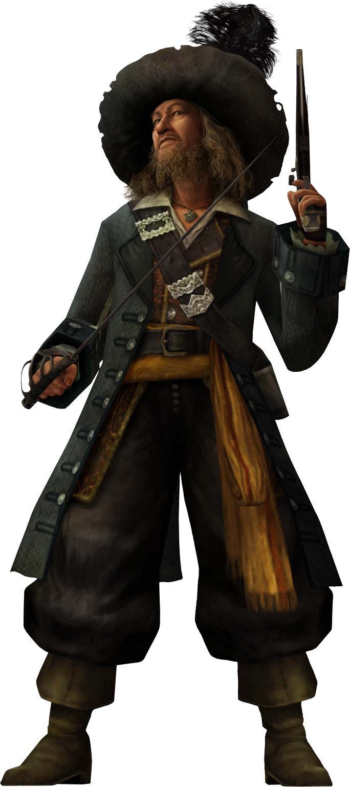 Kingdom Hearts Ii - Captain Barbossa Disney Clipart (684x1537), Png Download
