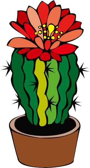 Cactaceae Barrel Desert Clip Art Flowering - Cactus Clipart - Png Download (793x629), Png Download