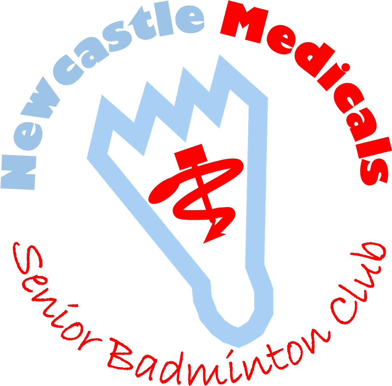 Newcastle Medicals Badminton Club Clipart (1366x1347), Png Download