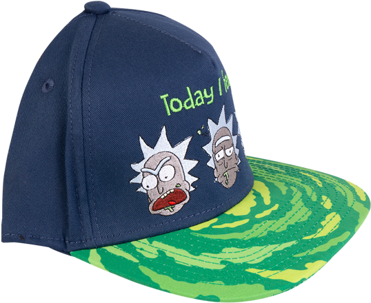 Rick & Morty - Baseball Cap Clipart (600x600), Png Download