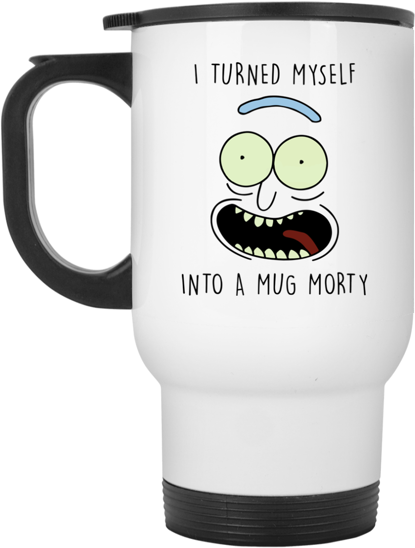 Rick And Morty Mugs - Mug Quotes Cute Clipart (1155x1155), Png Download