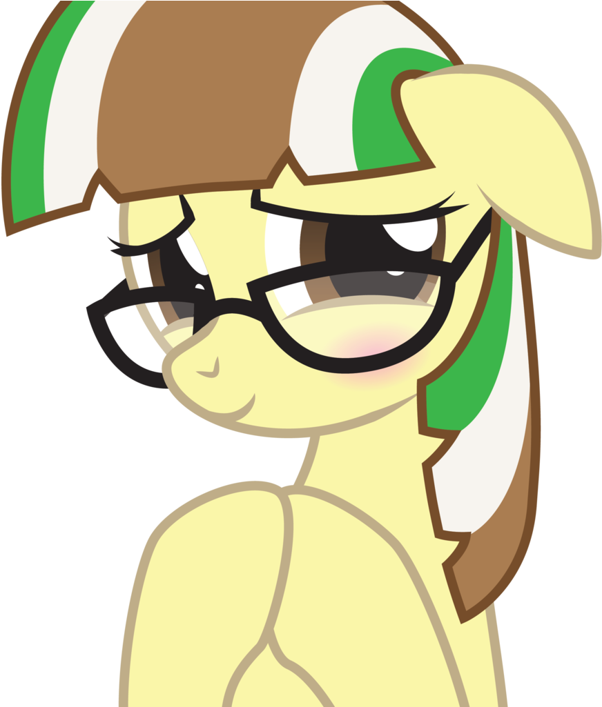 Lightning Stripe, Blushing, Brown, Brown Eyes, Cute, - Cartoon Clipart (1171x1024), Png Download