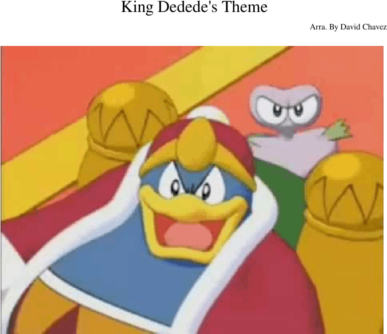 King Dedede's Theme - Need A Monster To Clobber That There Kirby Clipart (850x1100), Png Download