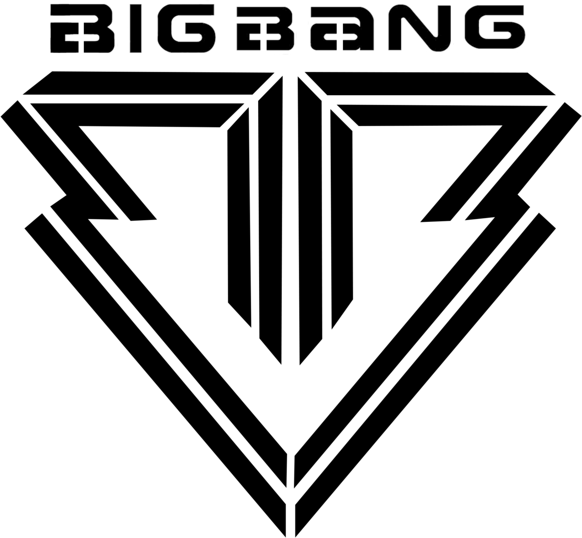 Big Bang Logo - Big Bang Kpop Logo Clipart (887x900), Png Download