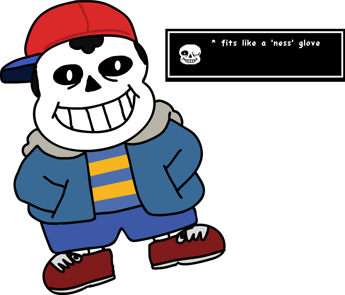 Jawaddles - Ness Undertale Clipart (1145x980), Png Download