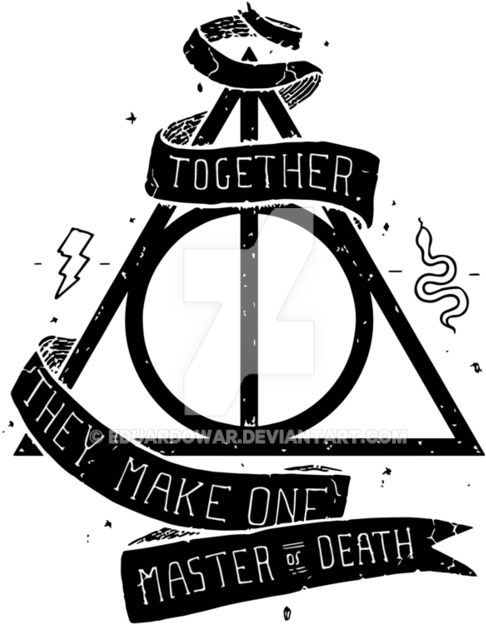 Harry Potter Deathly Hallows Png Clipart (500x636), Png Download