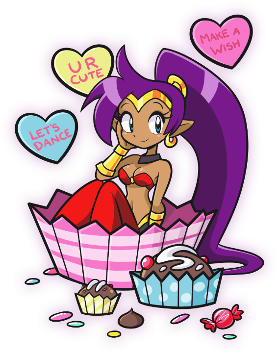 Wayforwardverified Account - Shantae Cute Clipart (800x800), Png Download