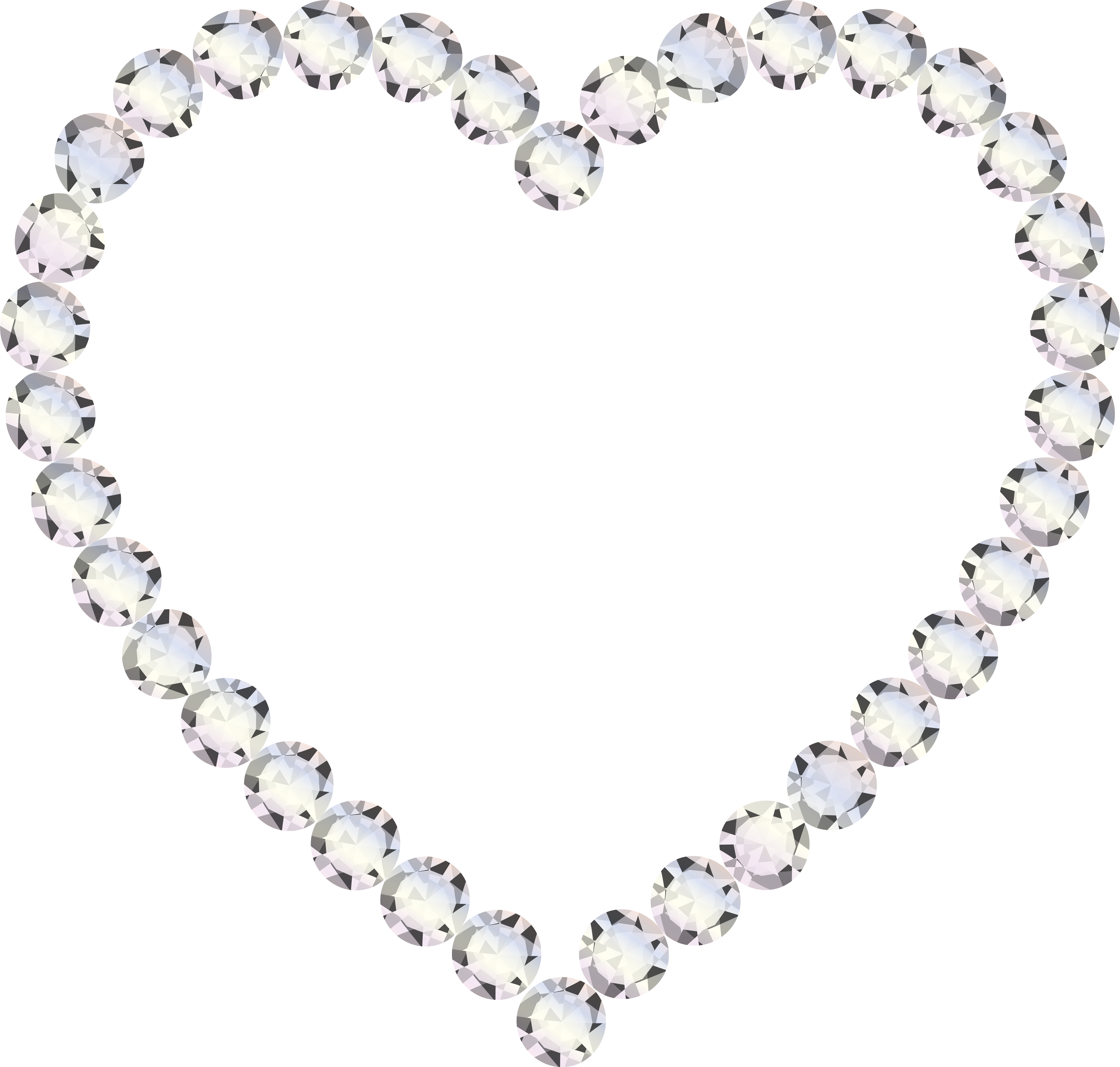 Diamond Border Png Clipart (8000x7625), Png Download