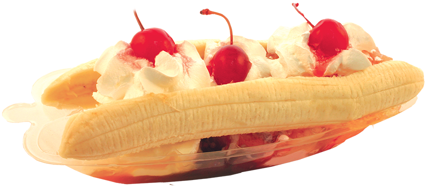 Beverages Desserts - Gelato Clipart (850x373), Png Download