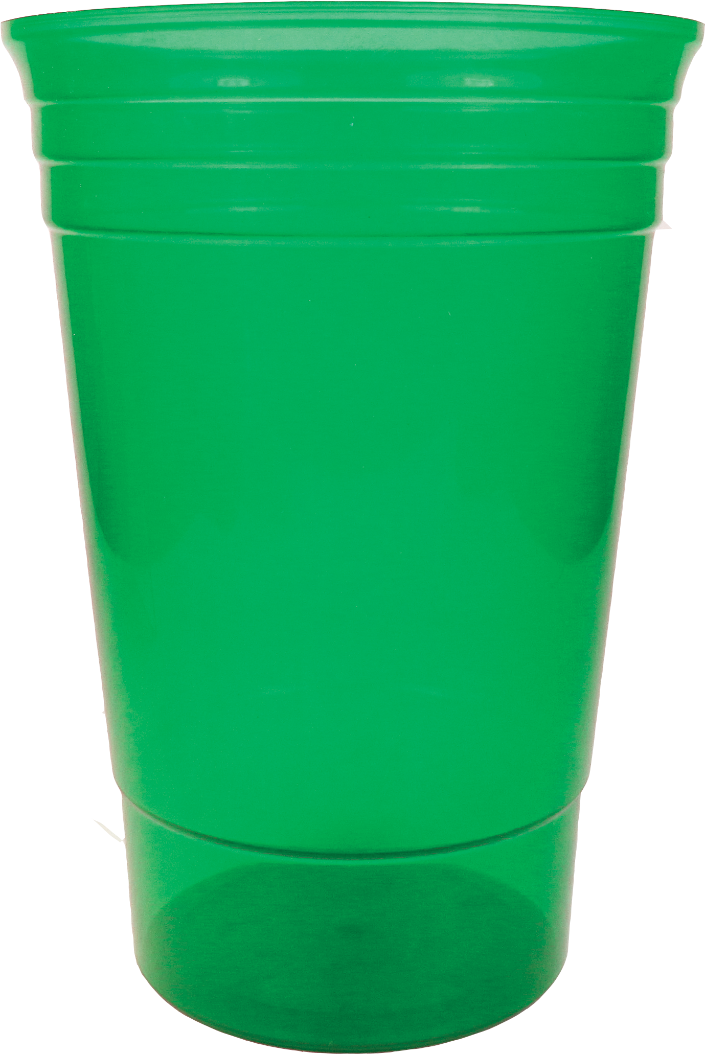 Green Cup - Green Plastic Cups Transparent Clipart (1504x2166), Png Download