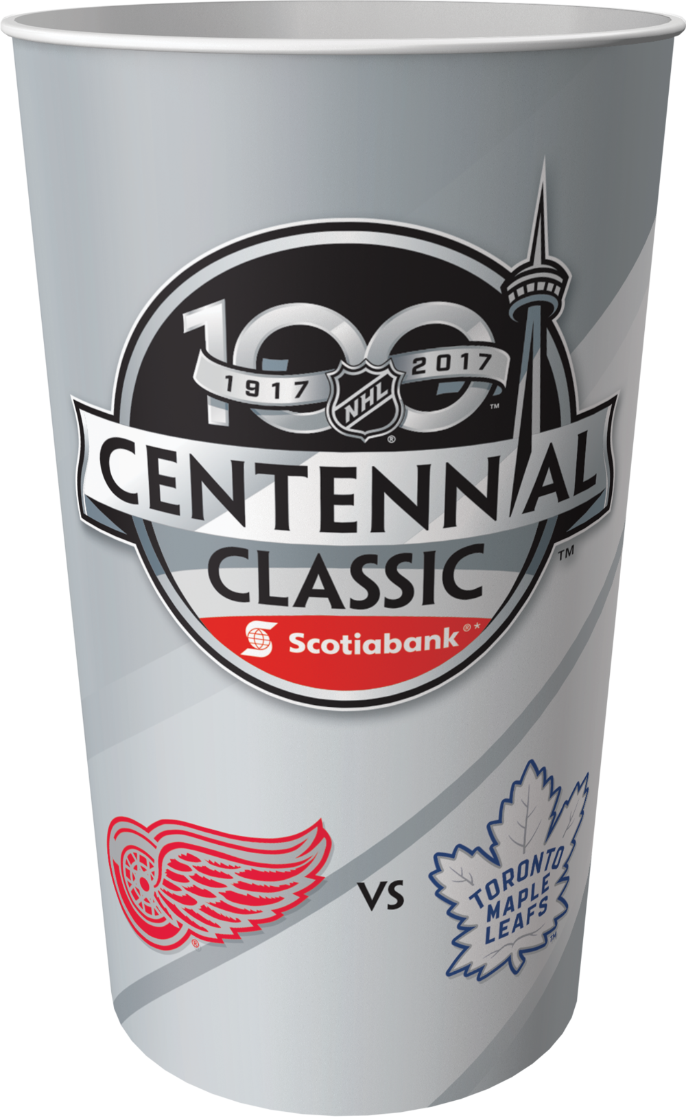 Nhl Centennial - Pint Glass Clipart (1000x1629), Png Download