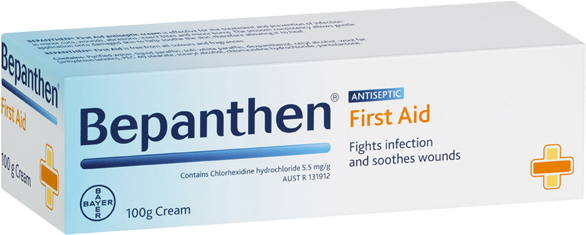 Bepanthen First Aid 100g Pack - Bepanthen Clipart (715x546), Png Download