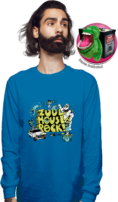 The Slimer Bundle - Long-sleeved T-shirt Clipart (650x650), Png Download
