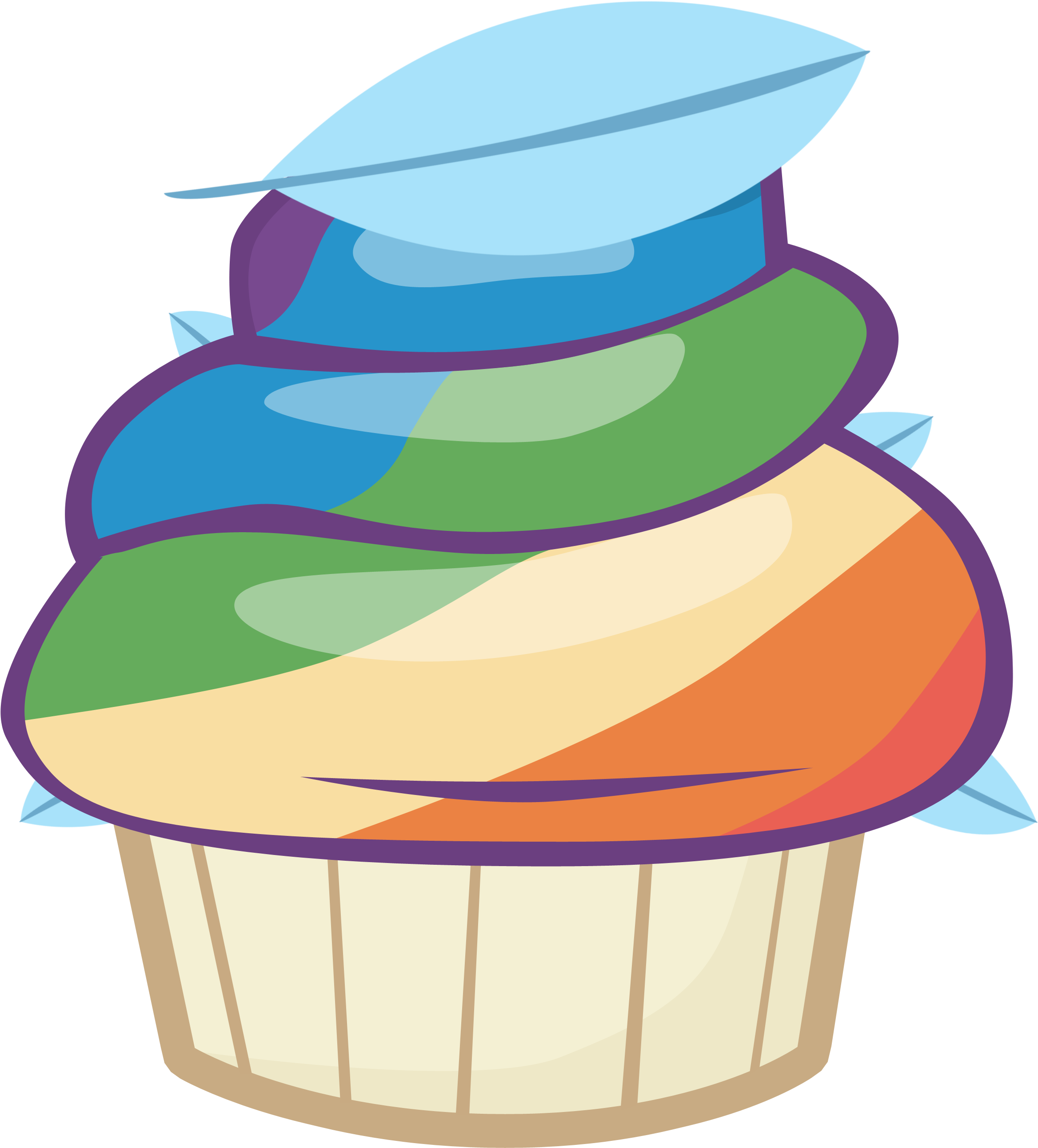 Cupcake Cartoon Icon Png - Еда Для Пони Clipart (2422x2661), Png Download