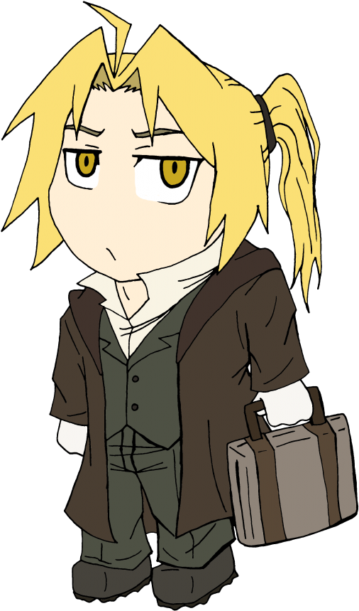 Fullmetal Alchemist Chibi Photo - Cartoon Clipart (743x1024), Png Download