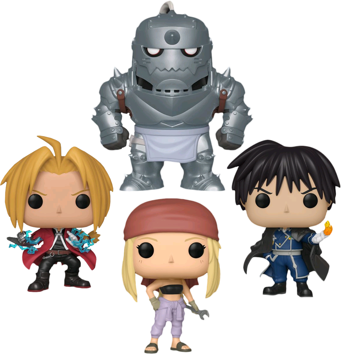 Fullmetal - Full Metal Alchemist Funko Pop Clipart (1184x1227), Png Download
