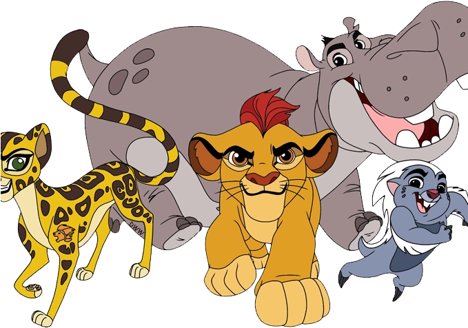 Lion Guard - Lion Guard Characters Clipart (678x496), Png Download