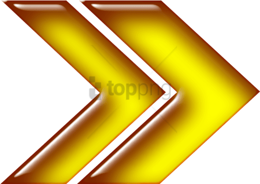 Free Png Download Arrow Yellow Right Png Images Background - Yellow Right Arrow Png Clipart (850x602), Png Download
