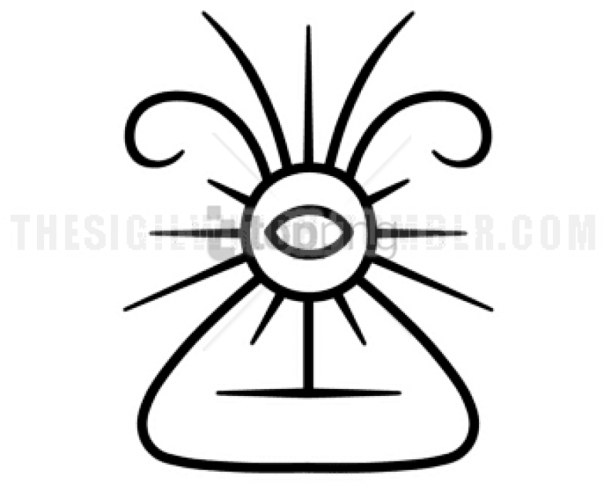 Free Png Download Sigil To Open Third Eye Png Images - Third Eye Sigil Clipart (850x682), Png Download