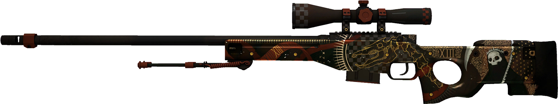 Cs Go Awp Mortis Clipart (1920x410), Png Download