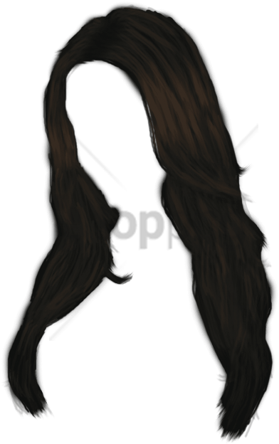 Free Png Download Long Black Women Hair Png Images - Long Hair Png Clipart (480x723), Png Download