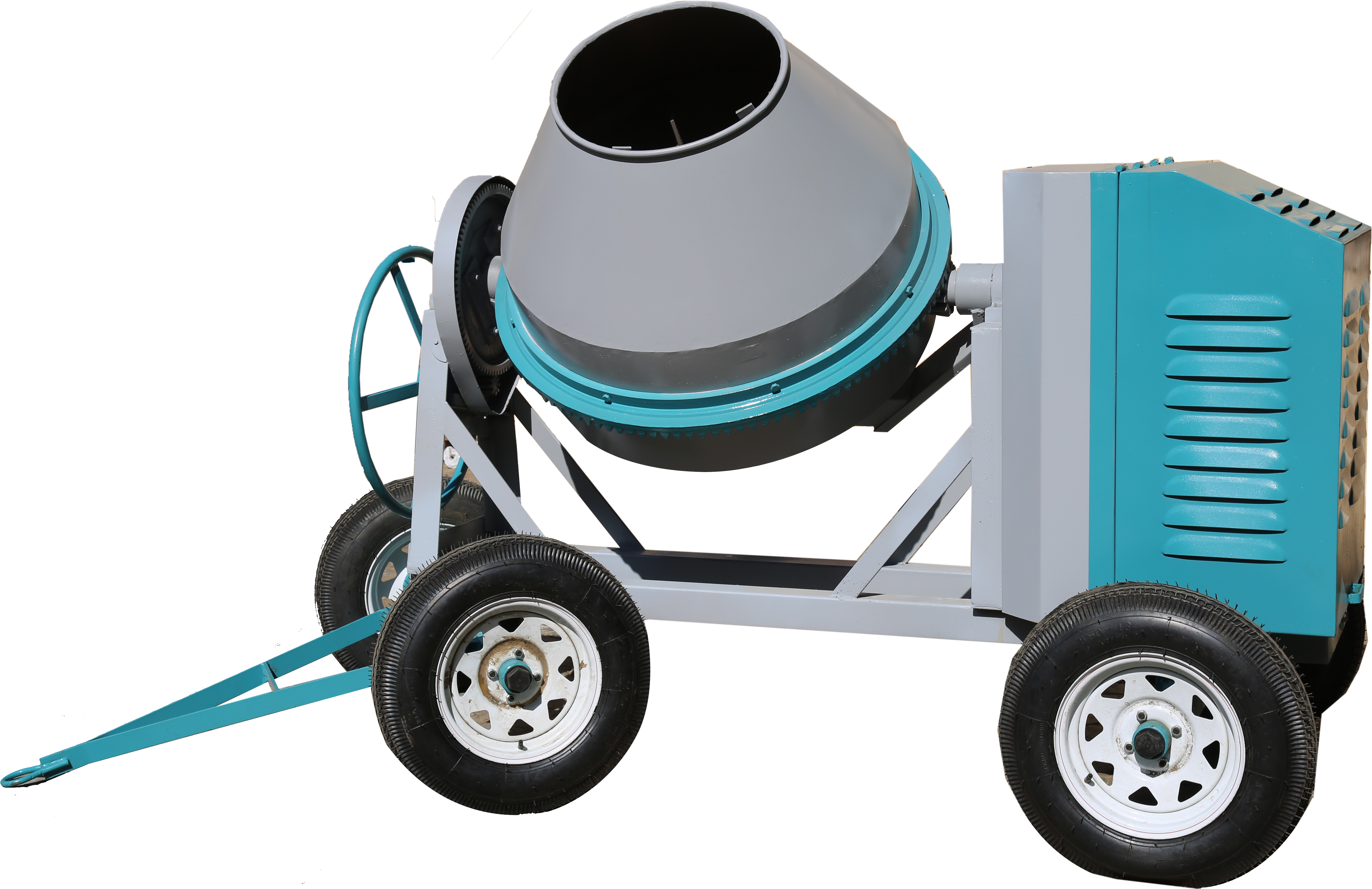 1 - Concrete Mixer Clipart (5017x3254), Png Download
