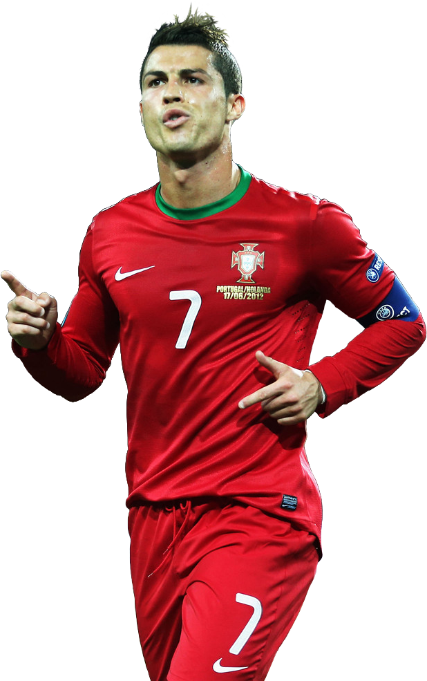 Anthony Campos - Cristiano Ronaldo Football Render Clipart (719x1024), Png Download
