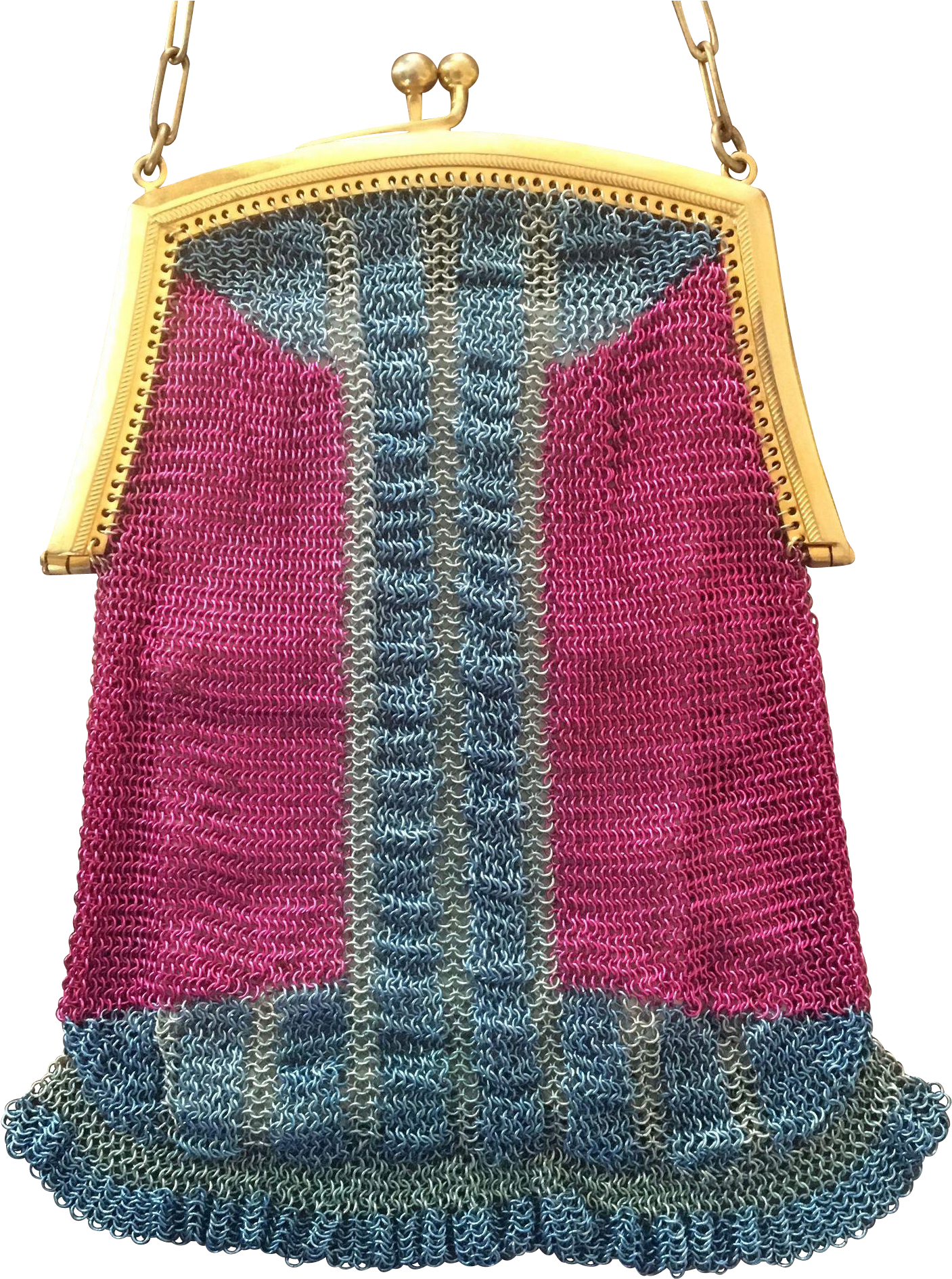 This Striking Colorful Mesh Purse Is Not Your Everyday - Crochet Clipart (1889x1889), Png Download