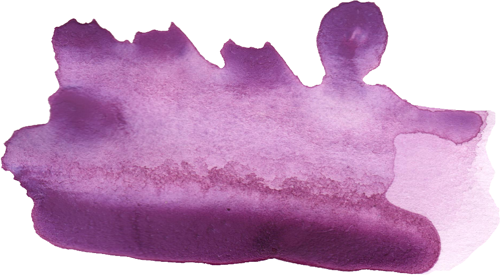 24 Purple Watercolor Brush Stroke - Watercolor Paint Clipart (1025x564), Png Download