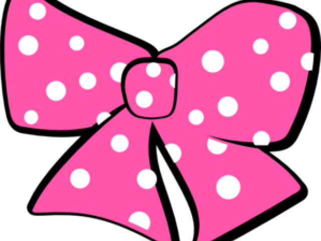 Minnie Mouse Clipart Bow - Minnie Mouse Ribbon Pink - Png Download (640x480), Png Download