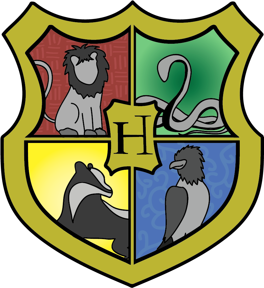 You Are My Sunshine Transparent Hogwarts House Crests - Cartoon Hogwarts House Crest Clipart (1008x1021), Png Download