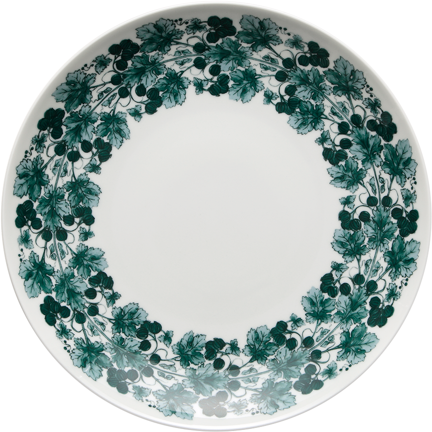 Dinner Plate Babele Verde - Circle Clipart (1412x1022), Png Download