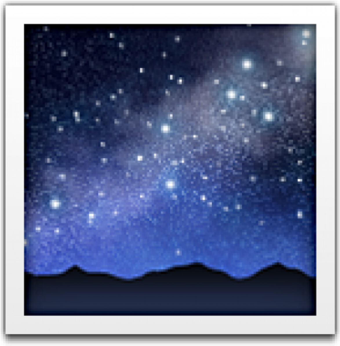 El Verdadero Significado De Algunos De Los Emojis Más - Starry Sky Emoji Clipart (1280x1280), Png Download