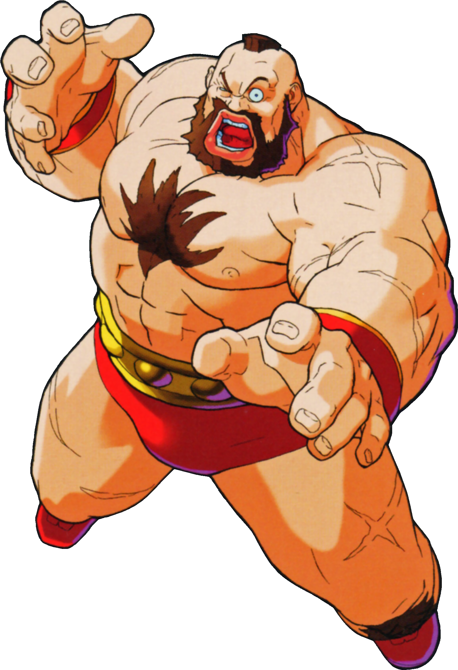 1763 X 2599 10 - Zangief Marvel Vs Street Fighter Clipart (1763x2599), Png Download