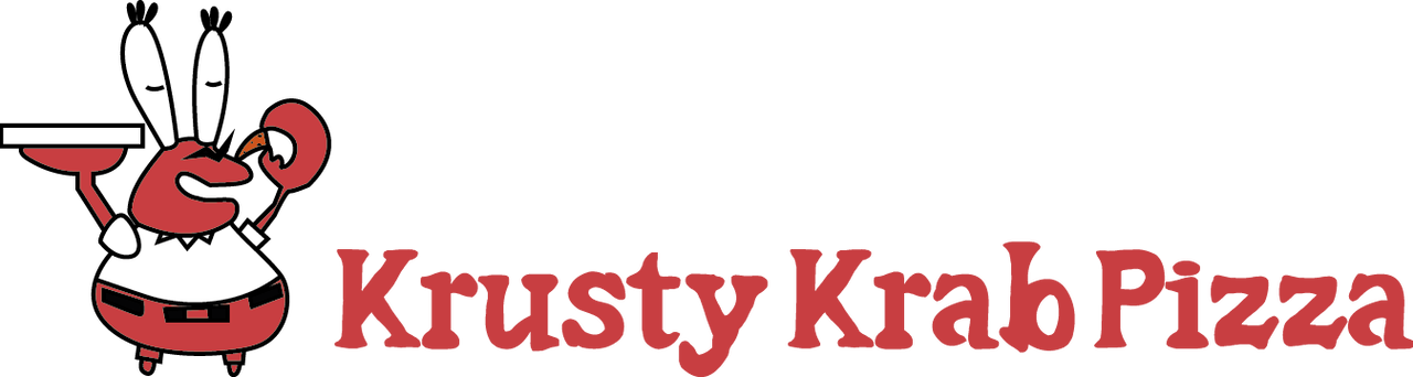 Krusty Krab Pizza Logo Little Caesars Ver By Cristiandarkradx2496 - Poster Clipart (1280x342), Png Download