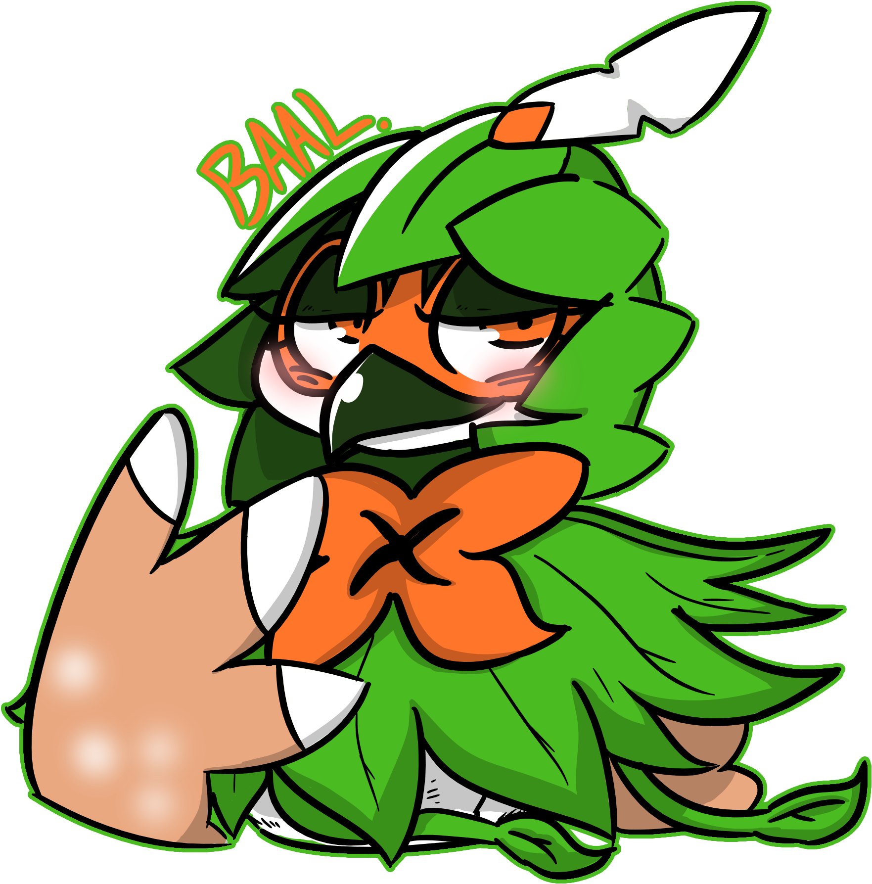 View 1477781750764 , - Decidueye Cute Clipart (1800x1800), Png Download
