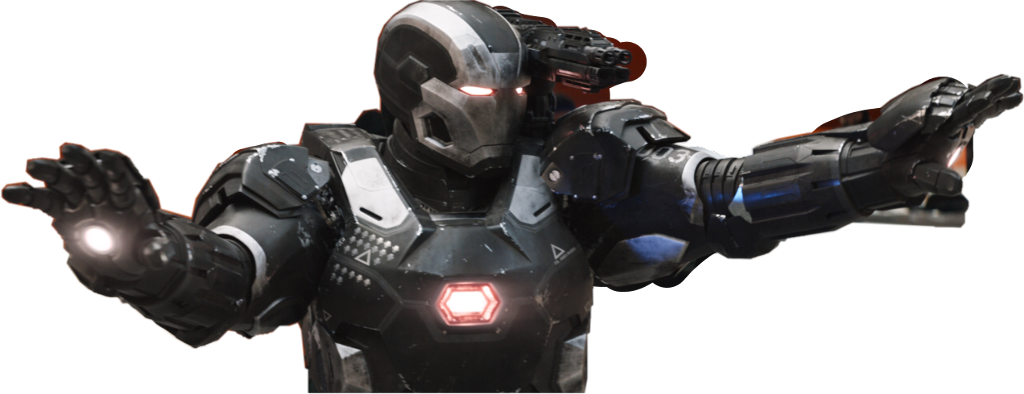 Report Abuse - War Machine Destroyer Marvel Clipart (1024x394), Png Download