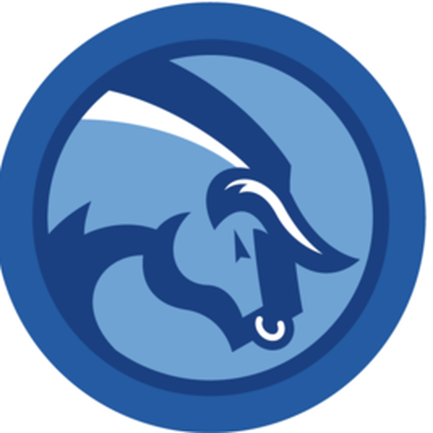 Buffalo Bulls Moving Ahead - Emblem Clipart (1400x1400), Png Download