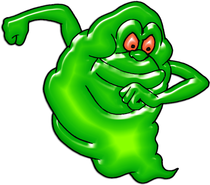 Slimer By Fearoftheblackwolf - Ghostbusters Clip Art Slimer - Png Download (862x926), Png Download