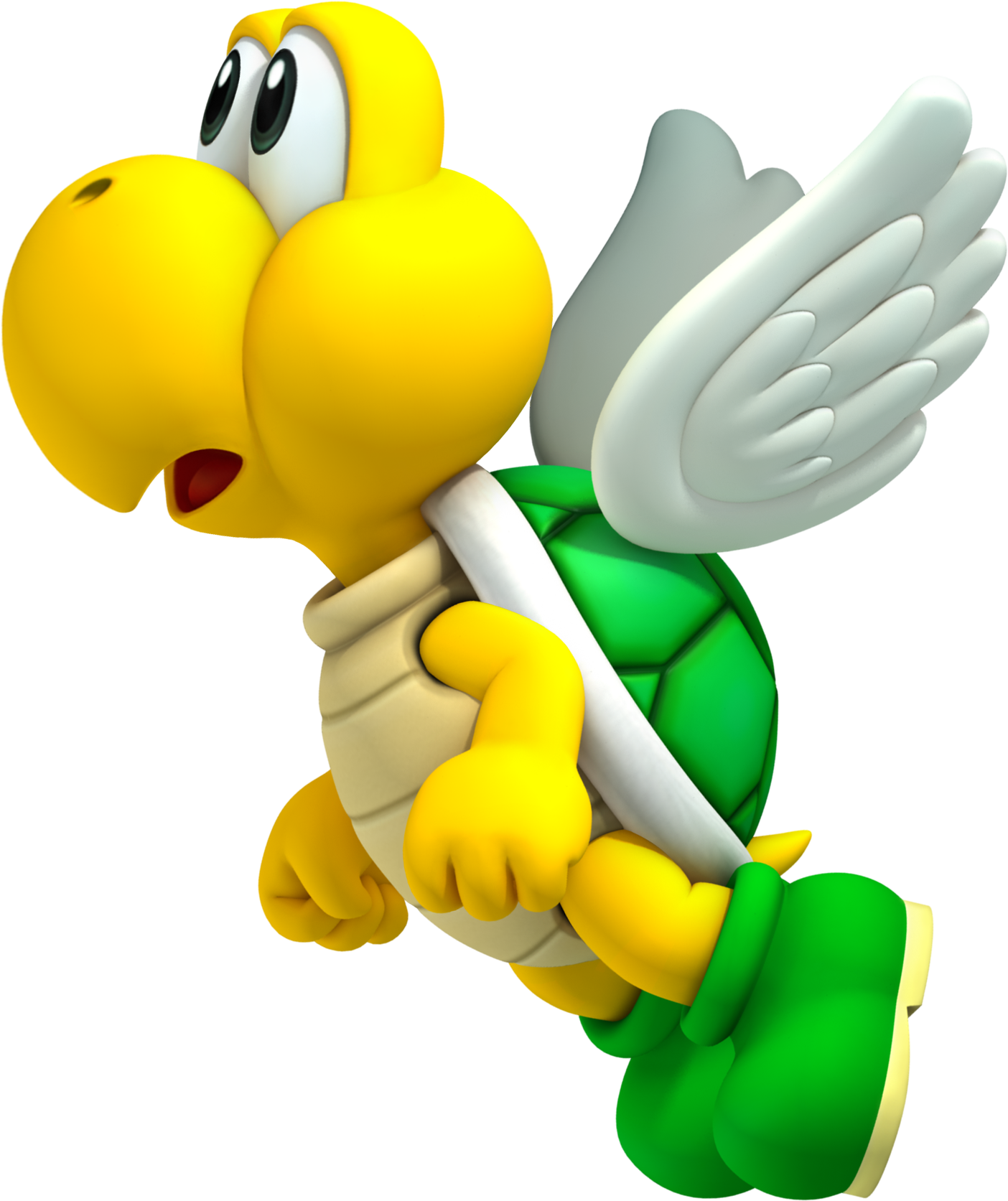 [113] - Koopa Paratroopa Clipart (1404x1673), Png Download