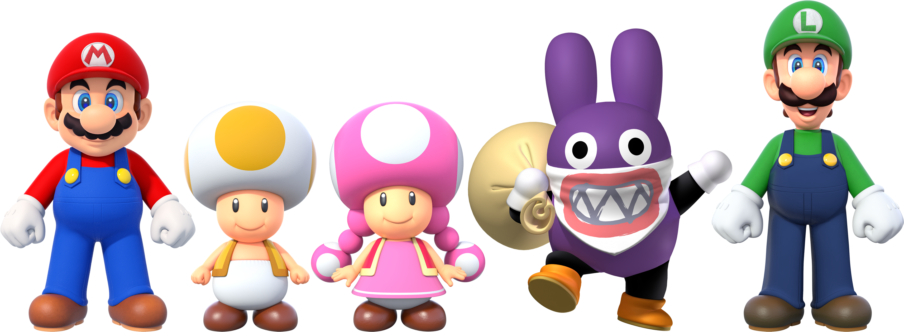 There Are Far More Images Available For New Super Mario - New Super Mario Bros U Deluxe Clipart (3821x1378), Png Download