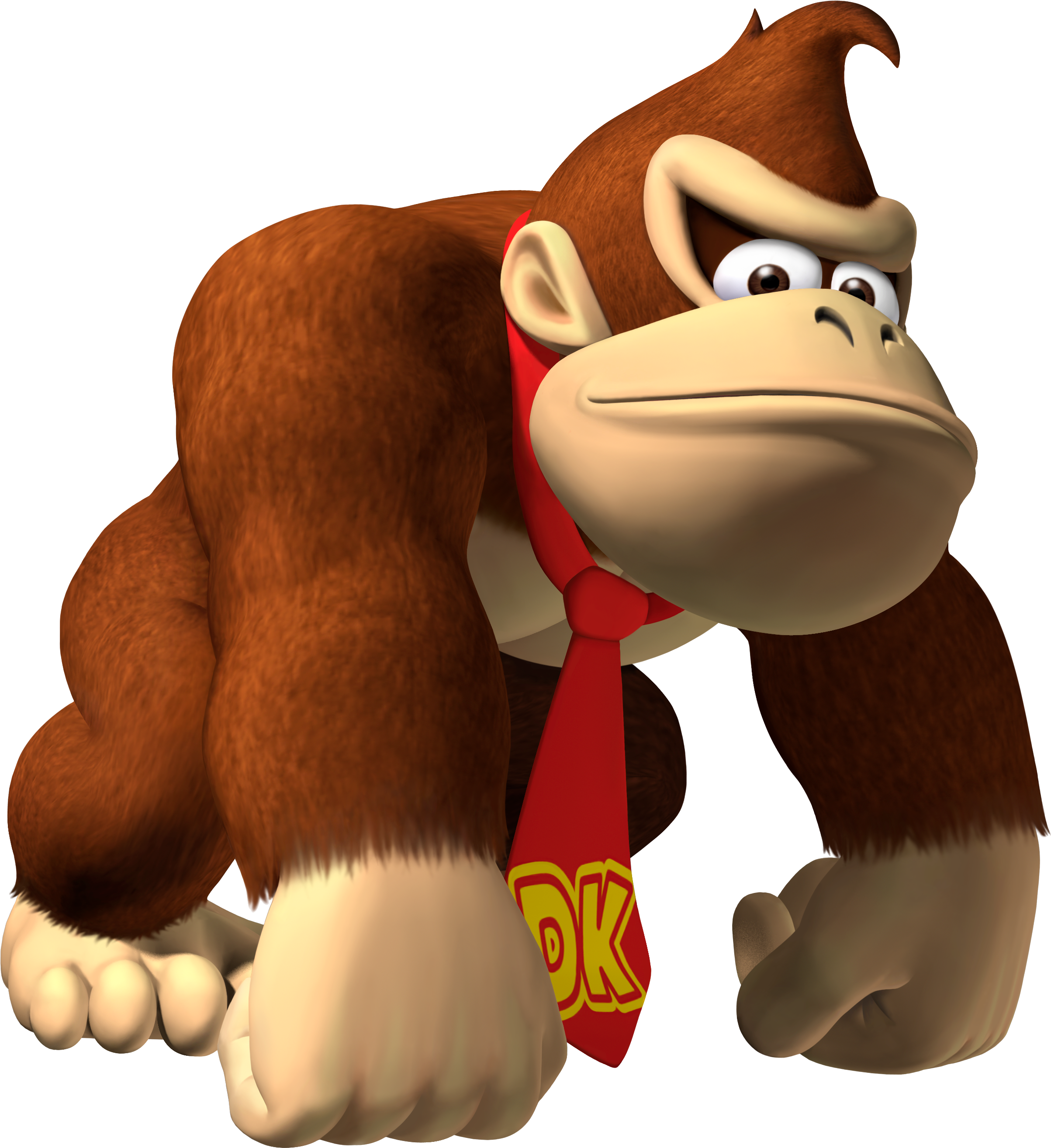 Transparent Donkey Kong - Donkey Kong Png Transparent Clipart (2584x2808), Png Download